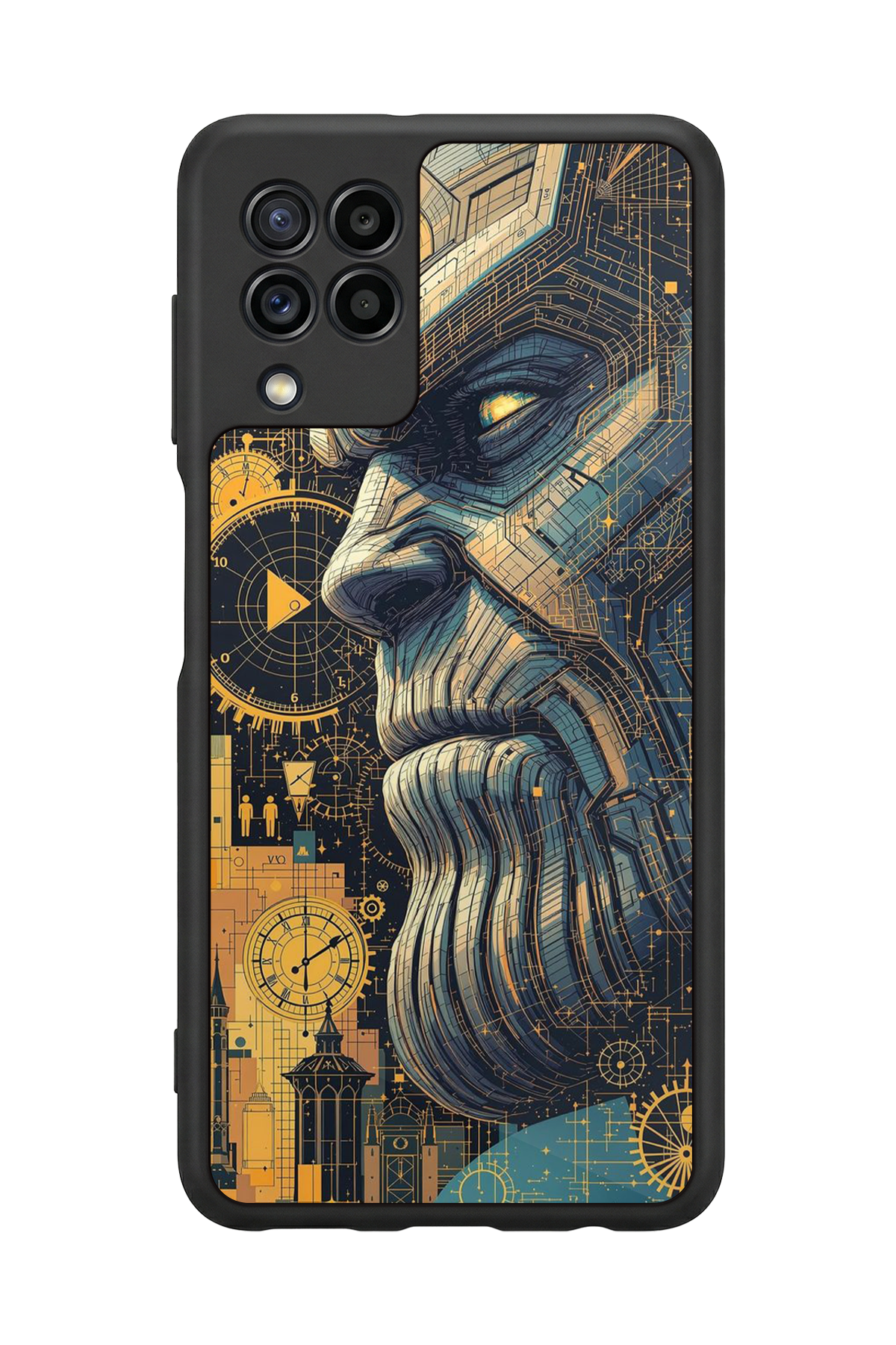 Samsung Galaxy M22 Uyumlu Thanos Tasarımlı Glossy Premium Kılıf
