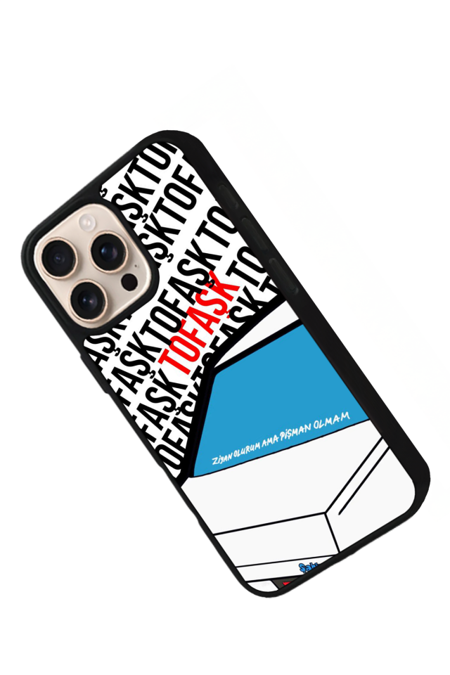 iPhone 16 Pro Max Uyumlu Tofas Tasarımlı Glossy Premium Kılıf
