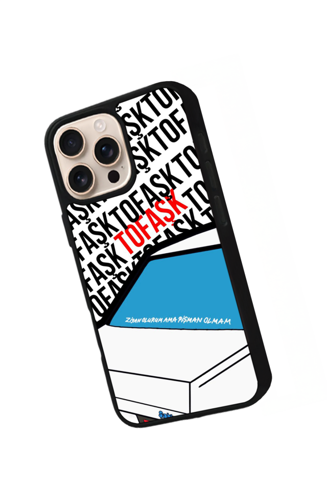 iPhone 16 Pro Max Uyumlu Tofas Tasarımlı Glossy Premium Kılıf