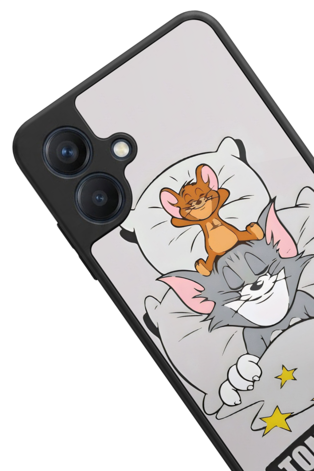 Samsung Galaxy A07 Uyumlu Tom And Jerry Tasarımlı Glossy Premium Kılıf