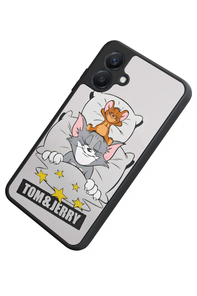 Samsung Galaxy A07 Uyumlu Tom And Jerry Tasarımlı Glossy Premium Kılıf
