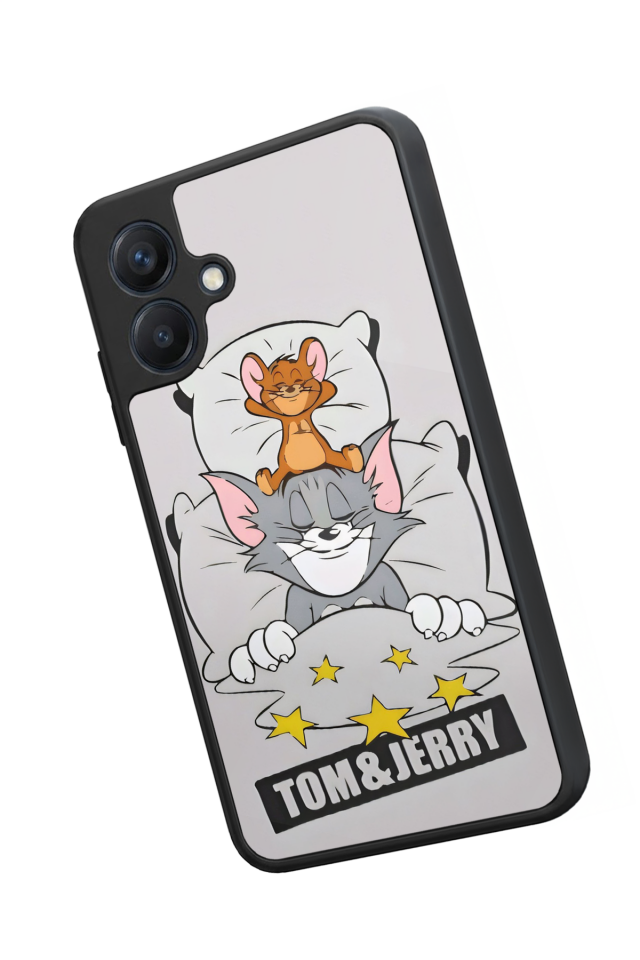 Samsung Galaxy A07 Uyumlu Tom And Jerry Tasarımlı Glossy Premium Kılıf