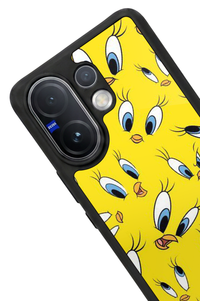 Vivo V60 Uyumlu Tweety Tasarımlı Glossy Premium Kılıf