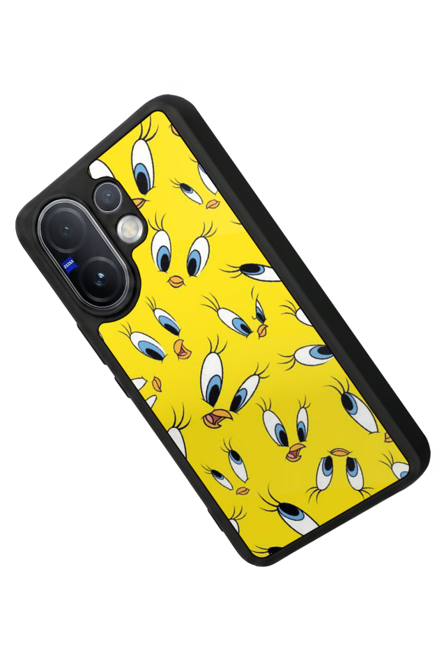 Vivo V60 Uyumlu Tweety Tasarımlı Glossy Premium Kılıf