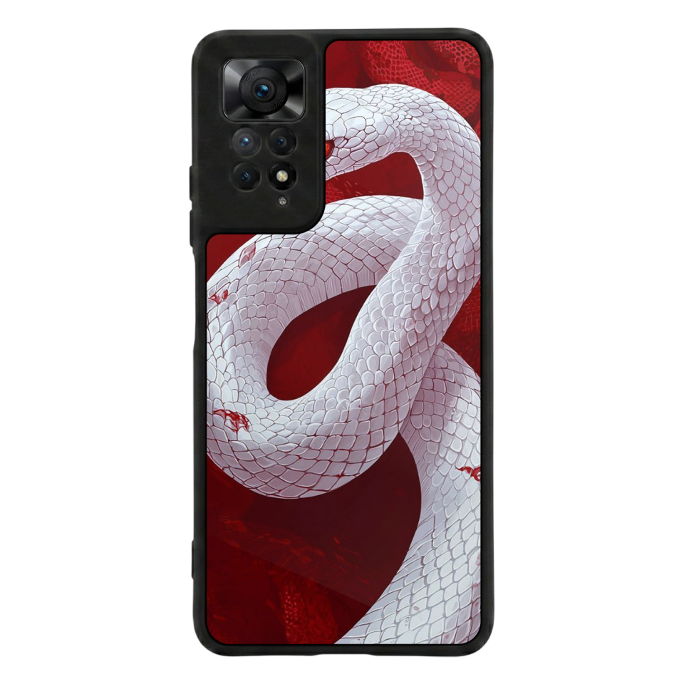 Xiaomi Redmi Note 12 Pro Uyumlu Yılan Tasarımlı Glossy Premium Kılıf