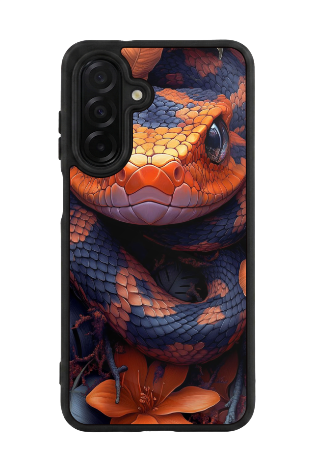 Samsung Galaxy A26 Uyumlu Yılan Tasarımlı Glossy Premium Kılıf