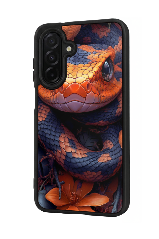 Samsung Galaxy A26 Uyumlu Yılan Tasarımlı Glossy Premium Kılıf