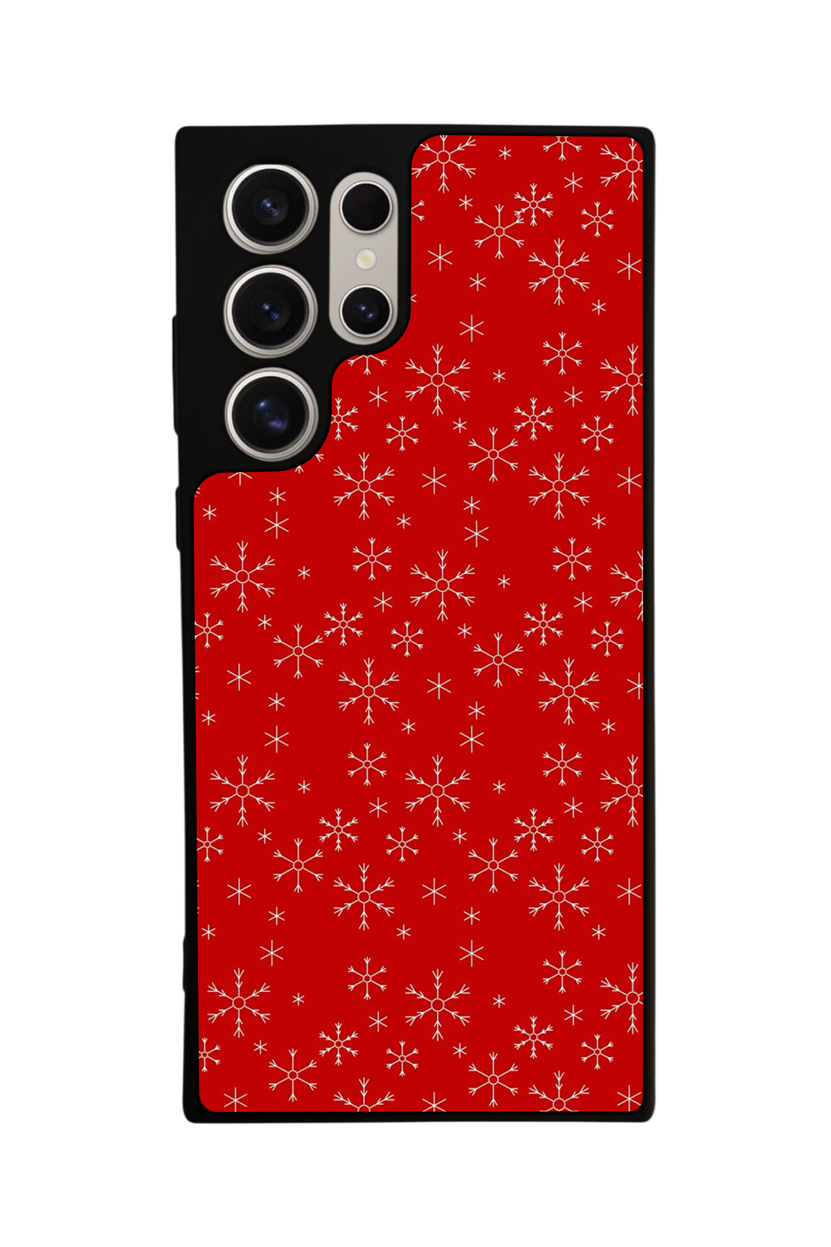 Samsung Galaxy S22 Ultra Uyumlu Yilbasi Christmas Tasarımlı Glossy Premium Kılıf