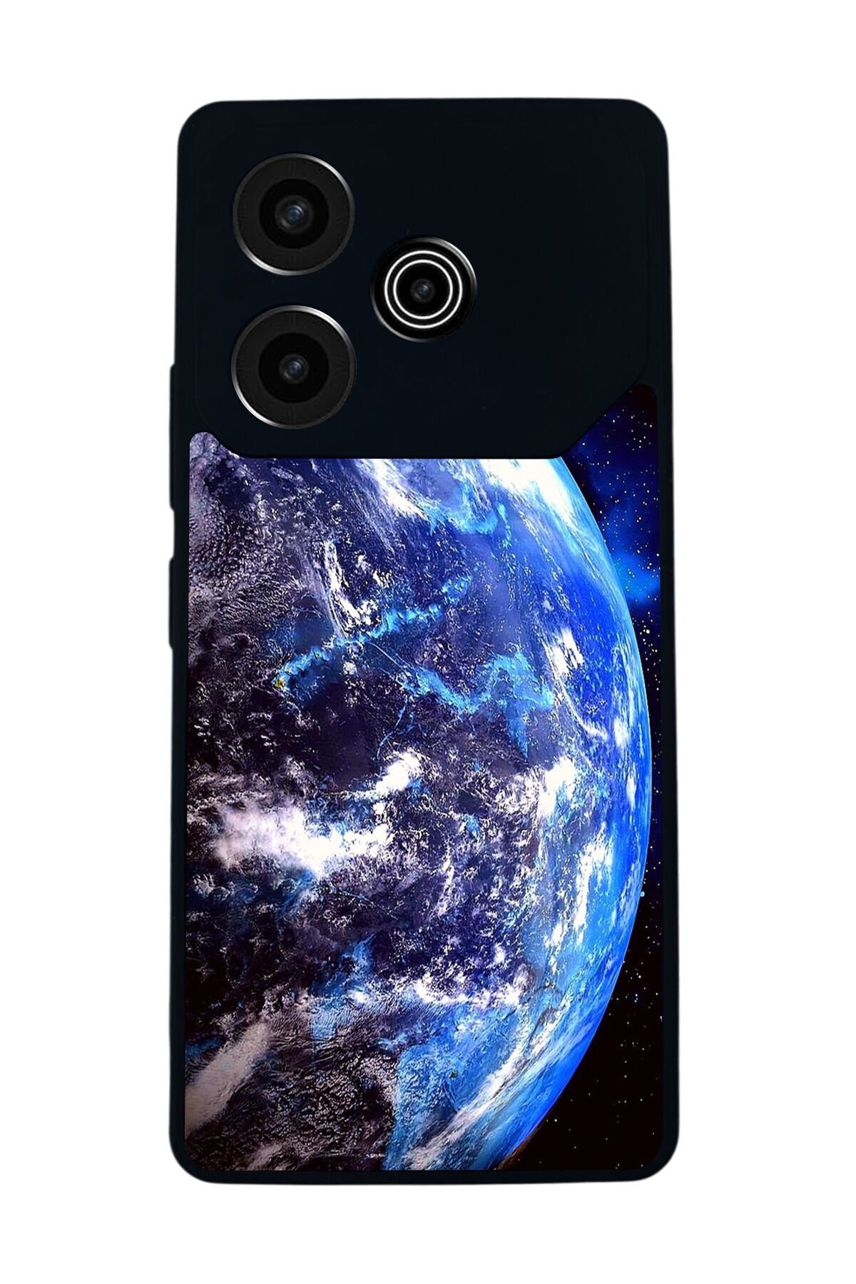 Tecno Pova 6 Uyumlu Ay Tasarımlı Glossy Premium Kılıf