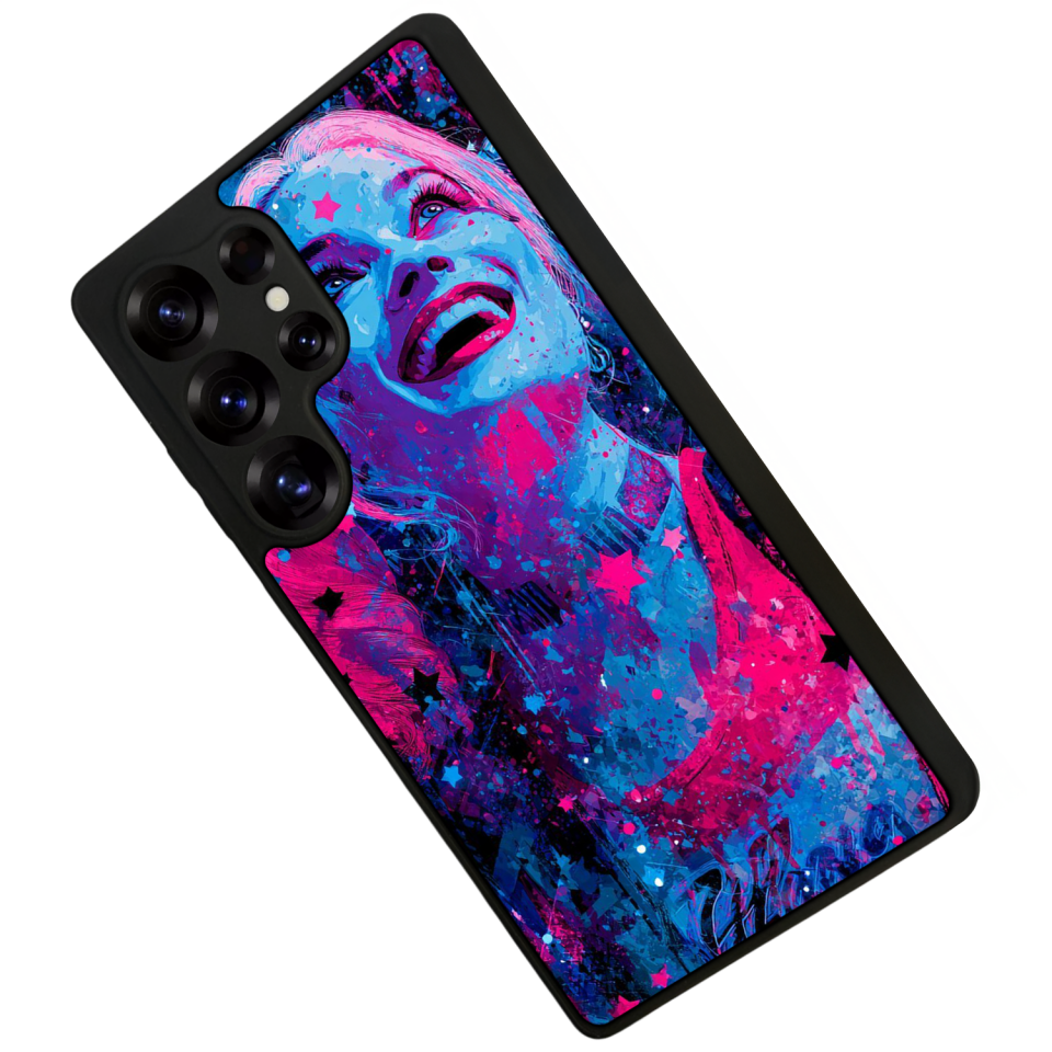 Samsung Galaxy S25 Ultra Uyumlu HarleyQueen Tasarımlı Glossy Premium Kılıf