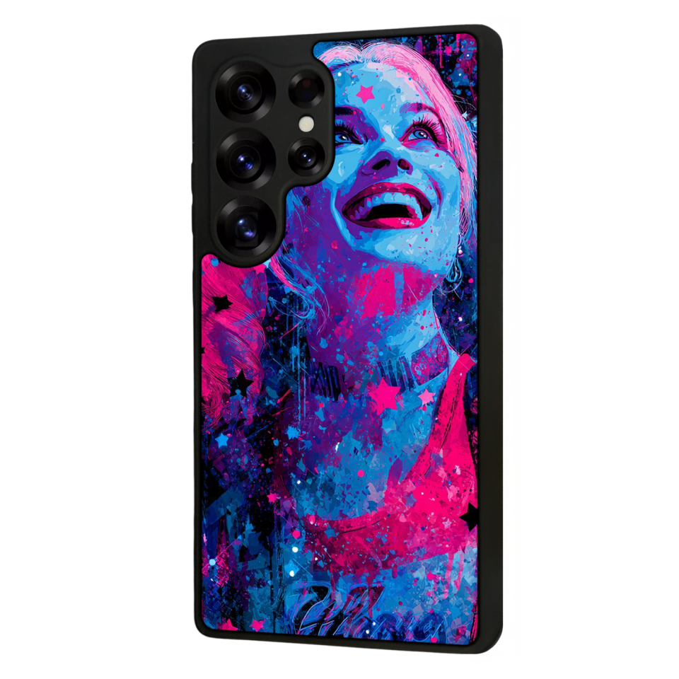 Samsung Galaxy S25 Ultra Uyumlu HarleyQueen Tasarımlı Glossy Premium Kılıf