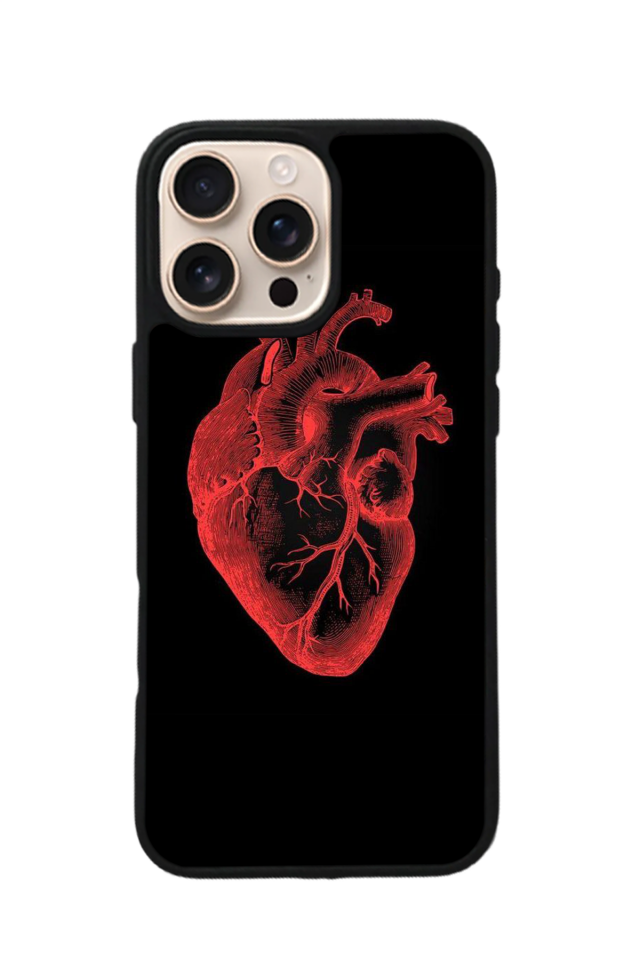 iPhone 15 Pro Max Uyumlu Kalp Love Tasarımlı Glossy Premium Kılıf