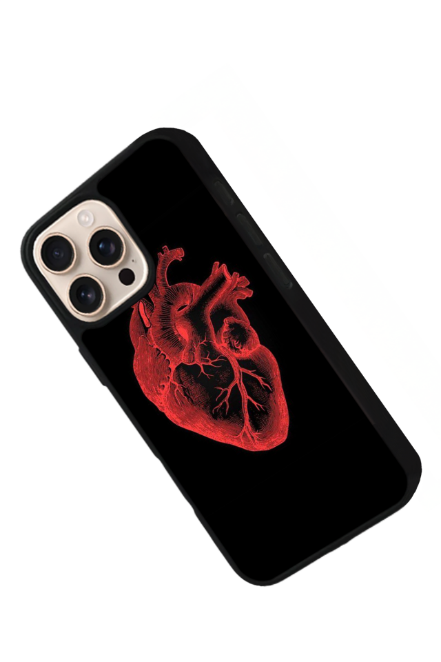 iPhone 15 Pro Max Uyumlu Kalp Love Tasarımlı Glossy Premium Kılıf