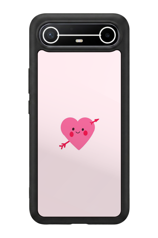 Tecno Spark Slim 5G Uyumlu Kalp Love Tasarımlı Glossy Premium Kılıf