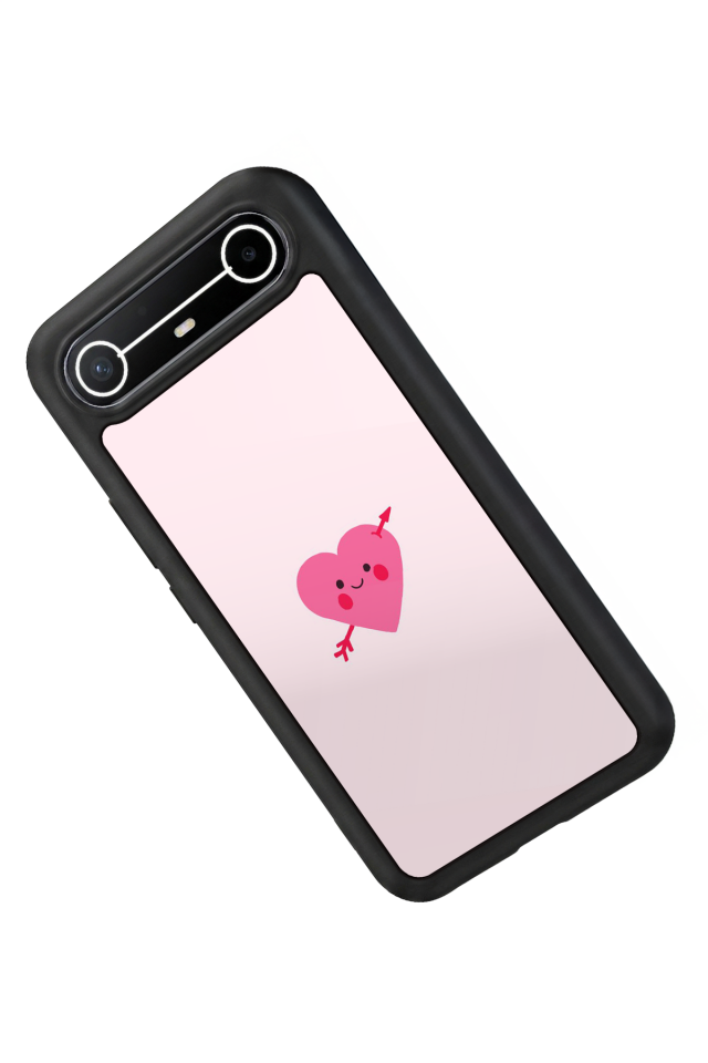 Tecno Spark Slim 5G Uyumlu Kalp Love Tasarımlı Glossy Premium Kılıf