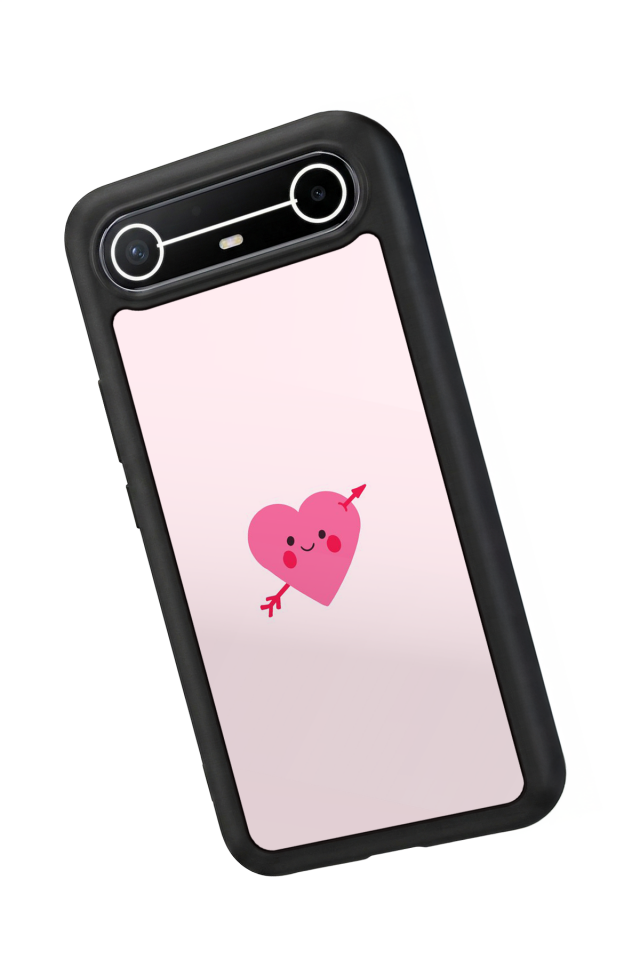 Tecno Spark Slim 5G Uyumlu Kalp Love Tasarımlı Glossy Premium Kılıf