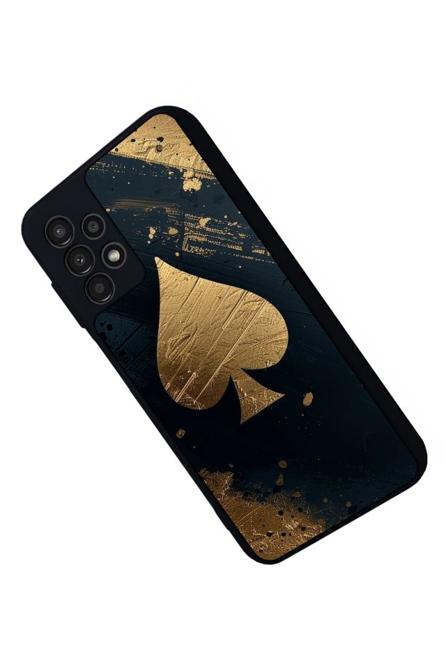 Samsung Galaxy A23 Uyumlu Kart Tasarımlı Glossy Premium Kılıf