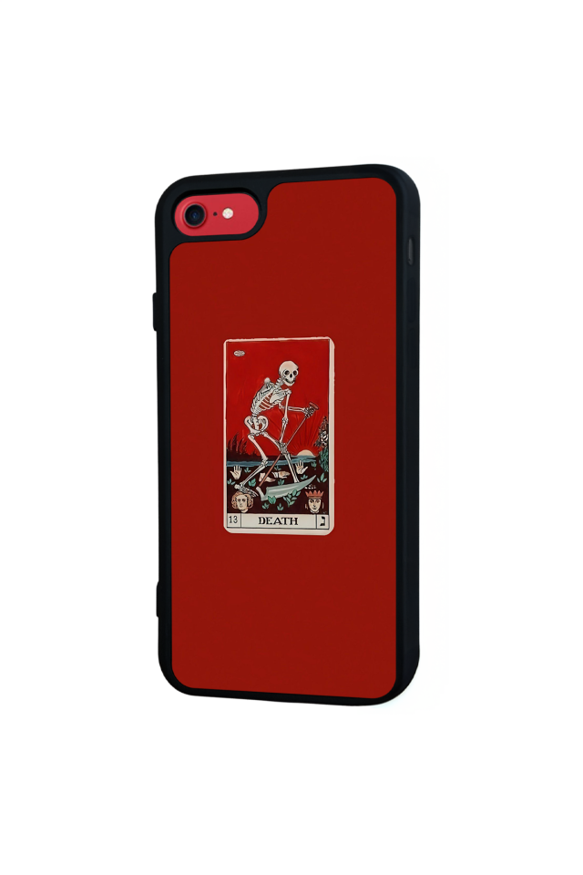 iPhone 7 Uyumlu Kirmizi Tasarımlı Glossy Premium Kılıf