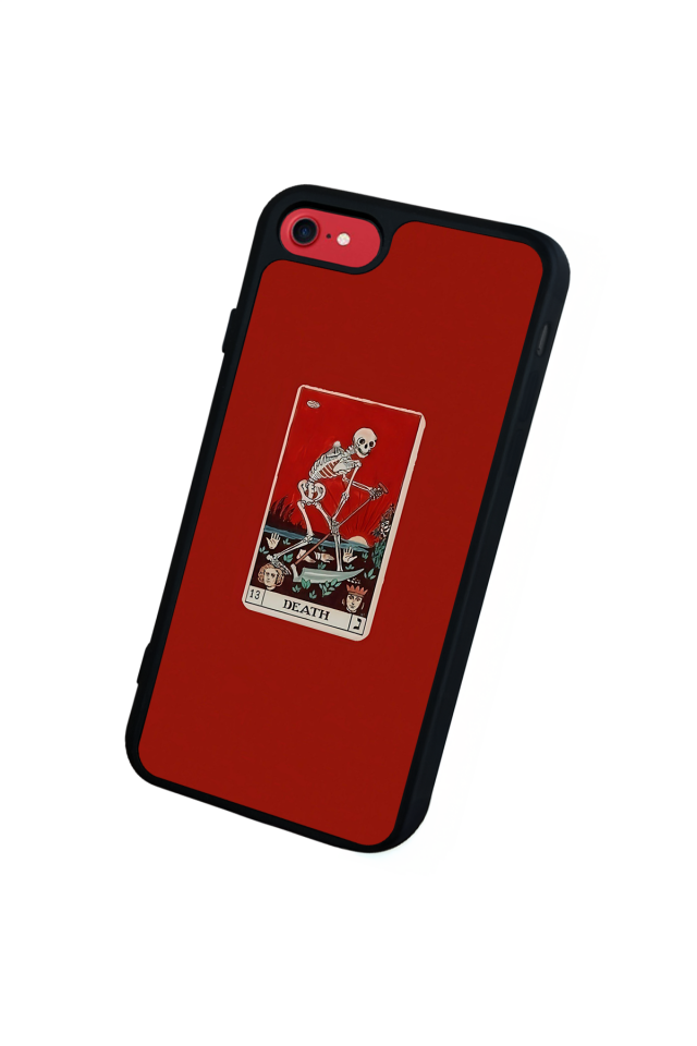 iPhone 7 Uyumlu Kirmizi Tasarımlı Glossy Premium Kılıf