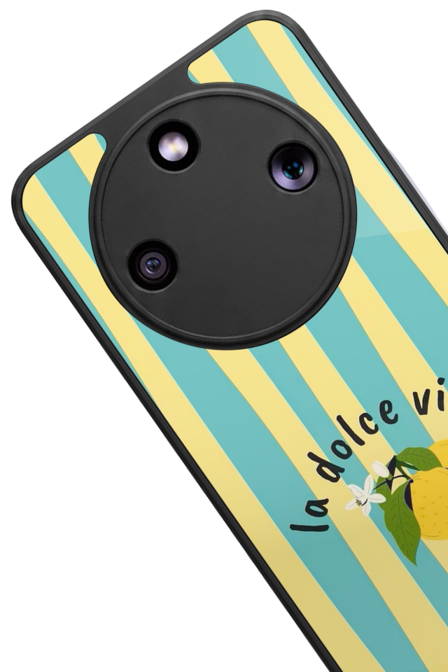 Honor Magic 8 Lite Uyumlu Limon Tasarımlı Glossy Premium Kılıf