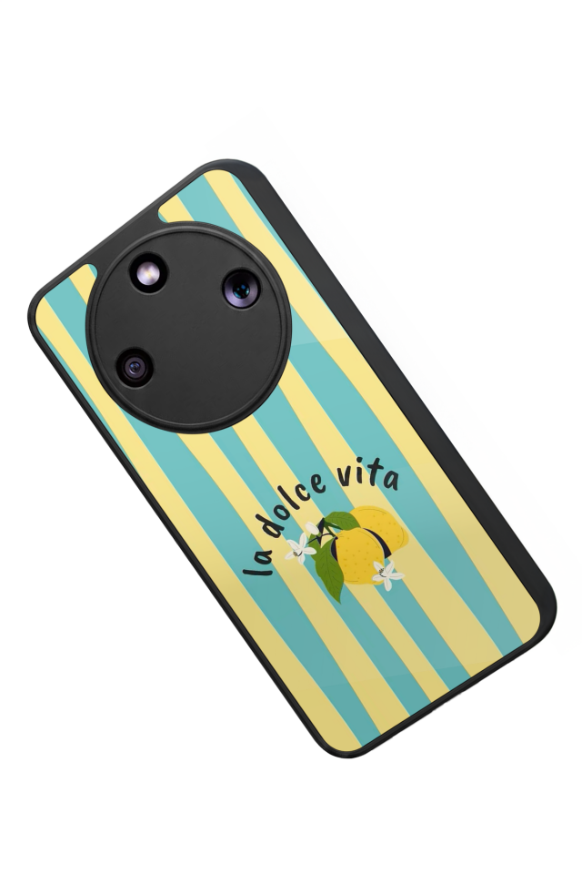 Honor Magic 8 Lite Uyumlu Limon Tasarımlı Glossy Premium Kılıf