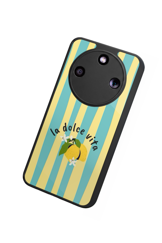 Honor Magic 8 Lite Uyumlu Limon Tasarımlı Glossy Premium Kılıf
