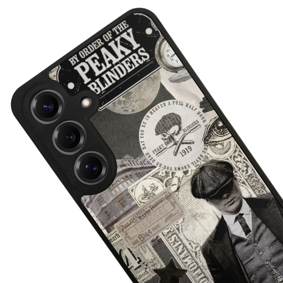 Samsung Galaxy S25 Uyumlu Peaky Blinders Tasarımlı Glossy Premium Kılıf