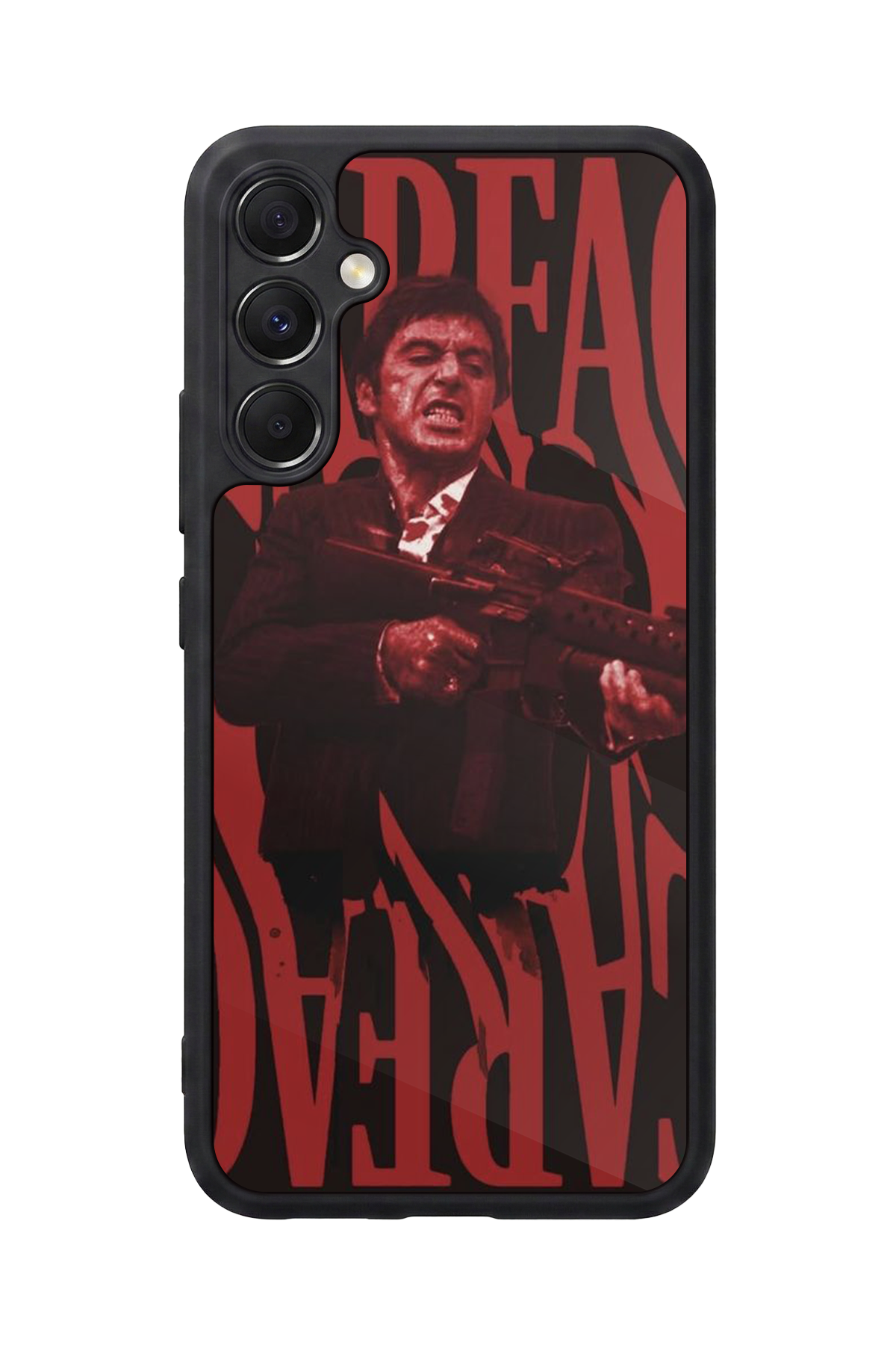Samsung Galaxy M34 Uyumlu Scarface Tasarımlı Glossy Premium Kılıf
