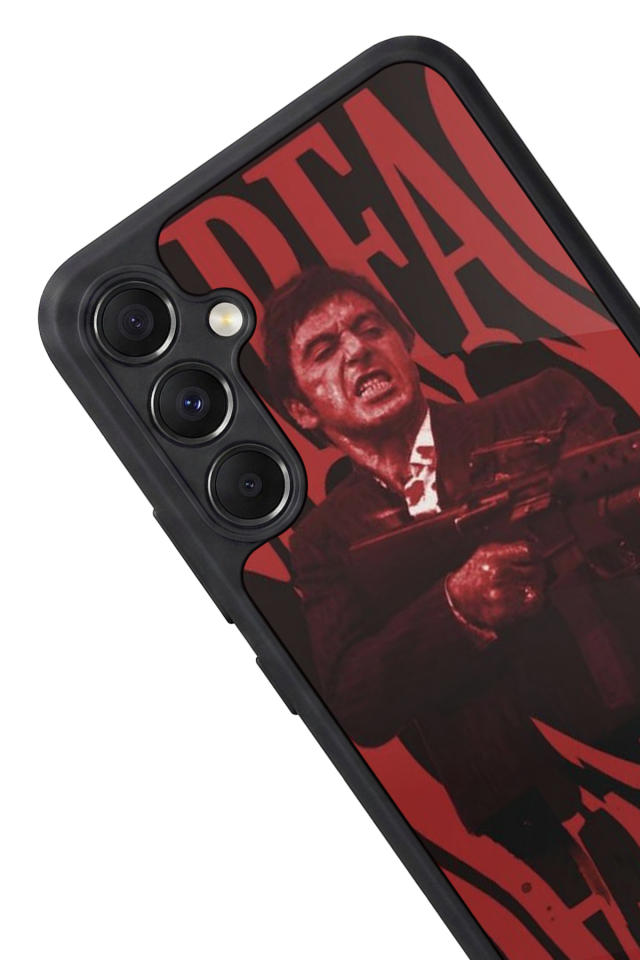 Samsung Galaxy M34 Uyumlu Scarface Tasarımlı Glossy Premium Kılıf