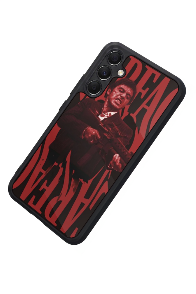 Samsung Galaxy M34 Uyumlu Scarface Tasarımlı Glossy Premium Kılıf