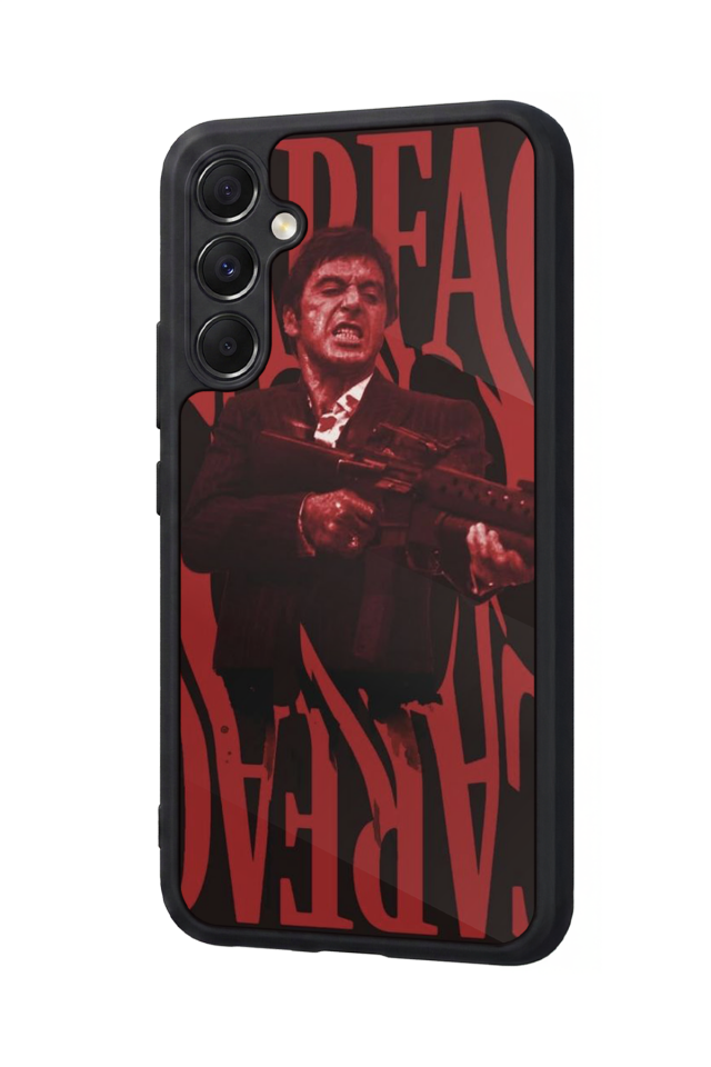 Samsung Galaxy M34 Uyumlu Scarface Tasarımlı Glossy Premium Kılıf