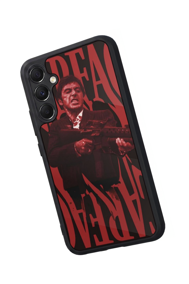 Samsung Galaxy M34 Uyumlu Scarface Tasarımlı Glossy Premium Kılıf