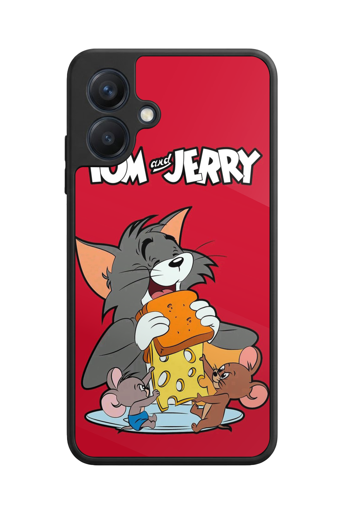 Samsung Galaxy A07 Uyumlu Tom And Jerry Tasarımlı Glossy Premium Kılıf