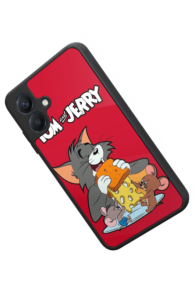 Samsung Galaxy A07 Uyumlu Tom And Jerry Tasarımlı Glossy Premium Kılıf