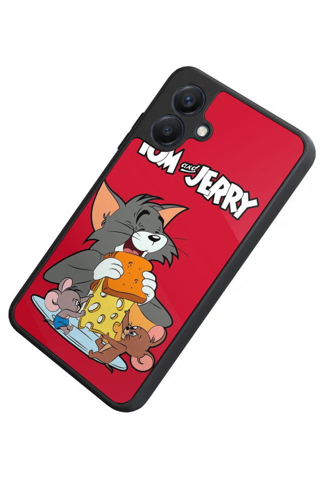 Samsung Galaxy A07 Uyumlu Tom And Jerry Tasarımlı Glossy Premium Kılıf