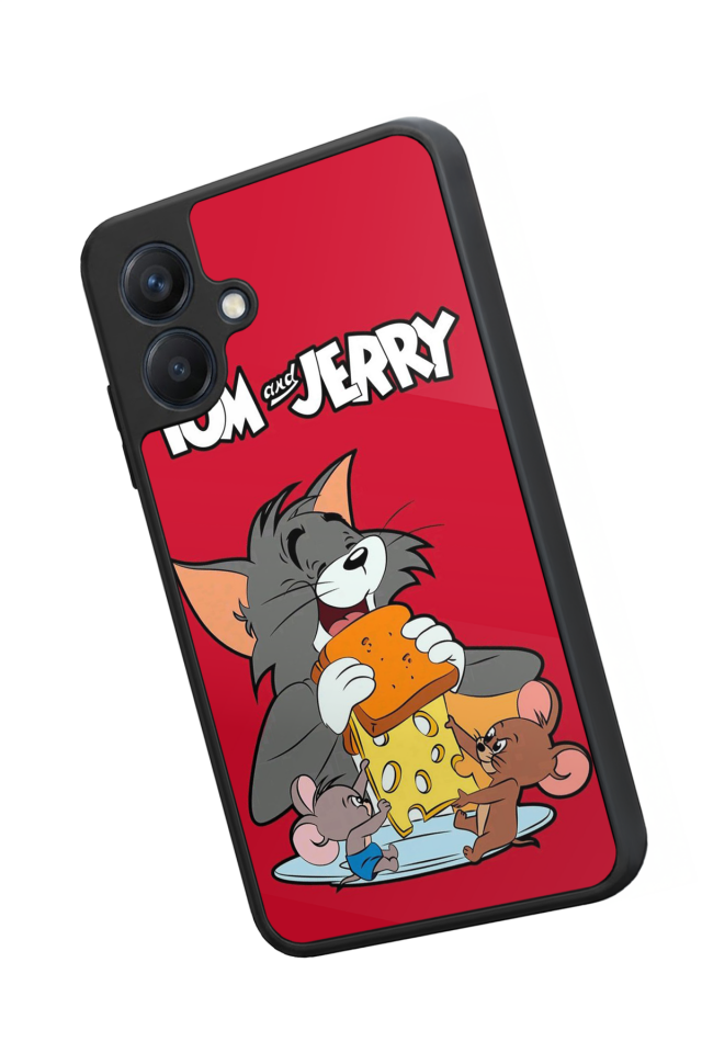 Samsung Galaxy A07 Uyumlu Tom And Jerry Tasarımlı Glossy Premium Kılıf