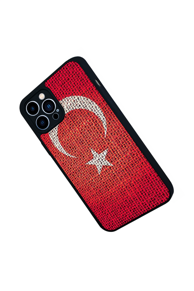 iPhone 13 Pro Max Uyumlu Türk Bayragi Tasarımlı Glossy Premium Kılıf