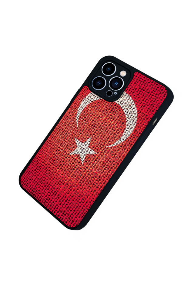 iPhone 13 Pro Max Uyumlu Türk Bayragi Tasarımlı Glossy Premium Kılıf