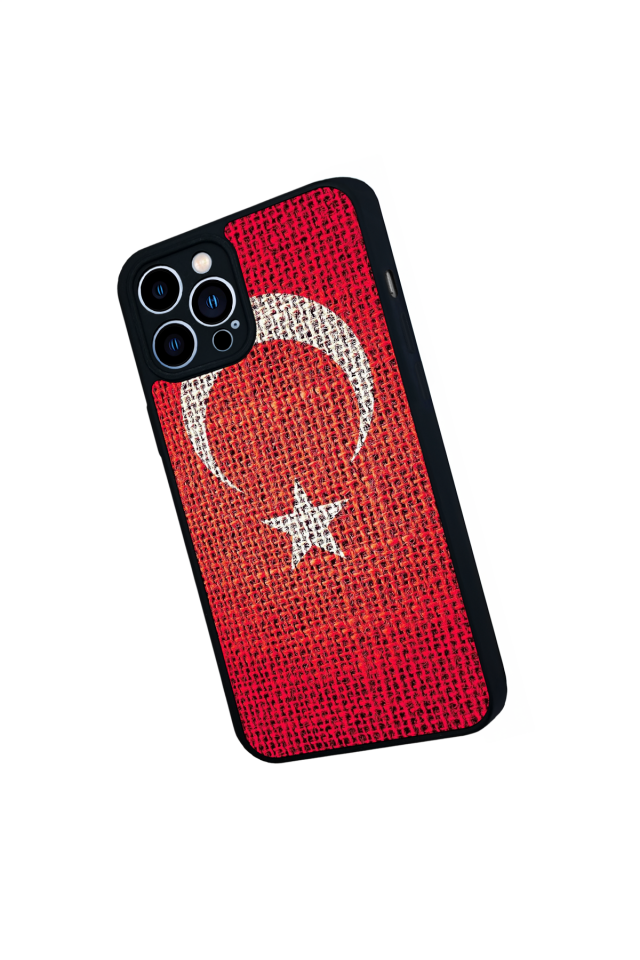 iPhone 13 Pro Max Uyumlu Türk Bayragi Tasarımlı Glossy Premium Kılıf