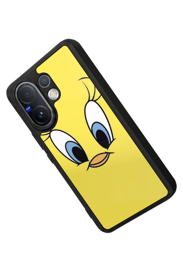 Vivo V60 Uyumlu Tweety Tasarımlı Glossy Premium Kılıf