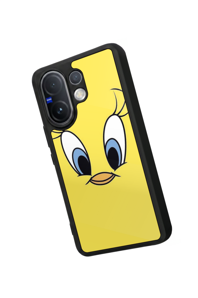 Vivo V60 Uyumlu Tweety Tasarımlı Glossy Premium Kılıf