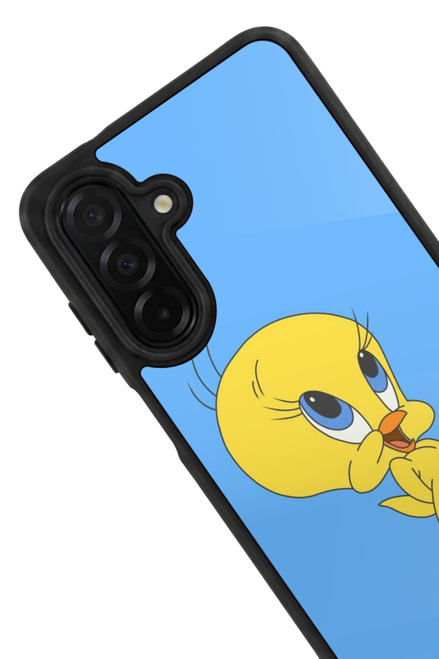 Samsung Galaxy A56 Uyumlu Tweety Tasarımlı Glossy Premium Kılıf