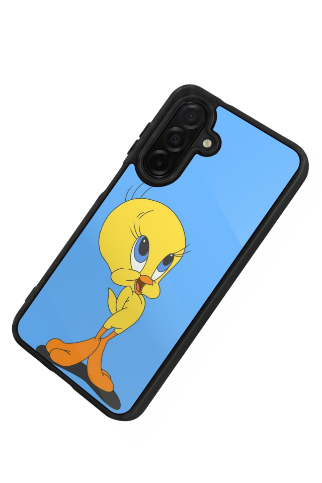 Samsung Galaxy A56 Uyumlu Tweety Tasarımlı Glossy Premium Kılıf