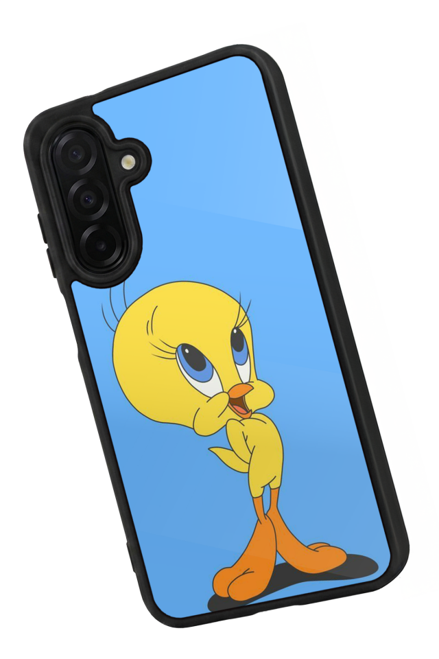 Samsung Galaxy A56 Uyumlu Tweety Tasarımlı Glossy Premium Kılıf