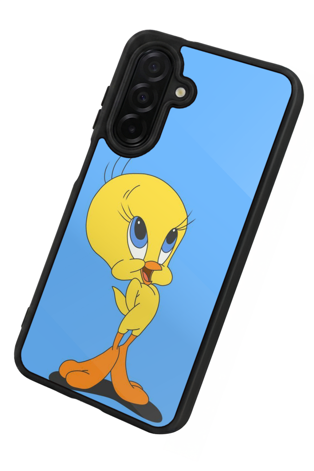 Samsung Galaxy A56 Uyumlu Tweety Tasarımlı Glossy Premium Kılıf