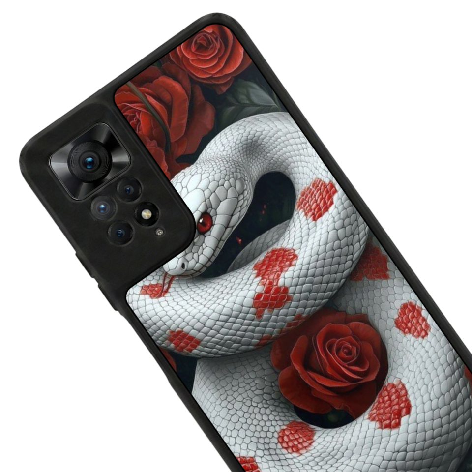 Xiaomi Redmi Note 12 Pro Uyumlu Yılan Tasarımlı Glossy Premium Kılıf