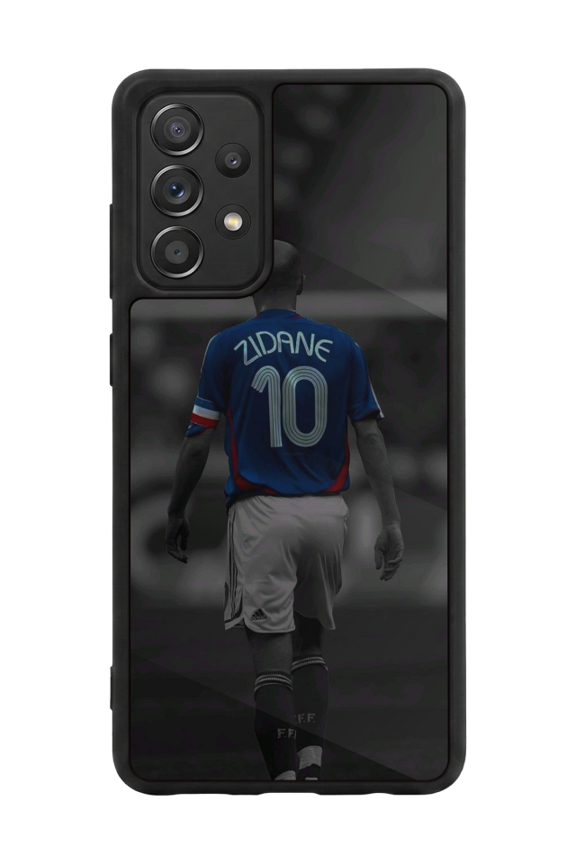 Samsung Galaxy A72 Uyumlu Zidane Tasarımlı Glossy Premium Kılıf