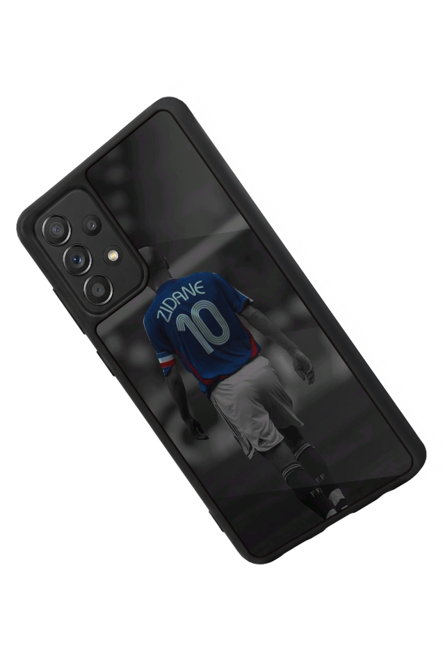 Samsung Galaxy A72 Uyumlu Zidane Tasarımlı Glossy Premium Kılıf