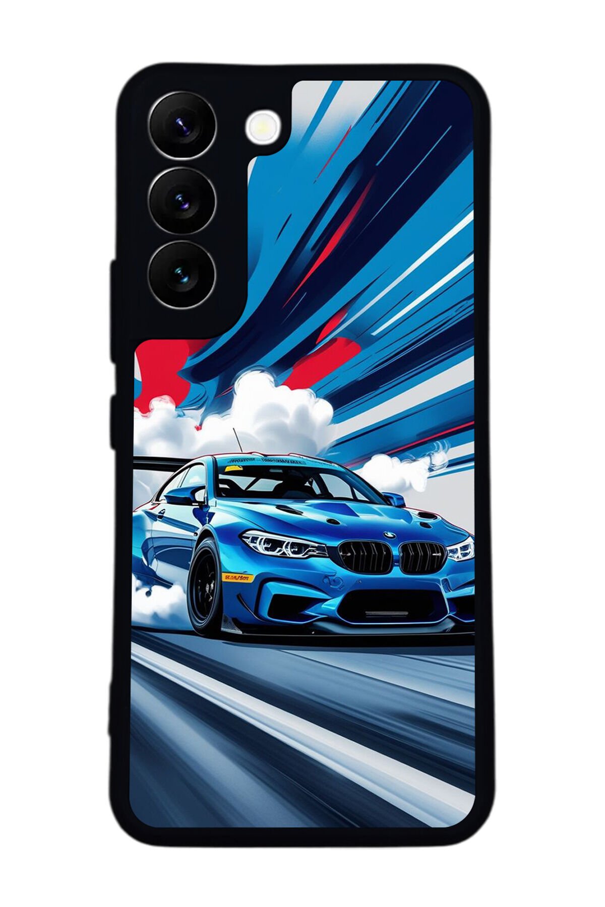 Samsung Galaxy S22 Uyumlu BMW Tasarımlı Glossy Premium Kılıf