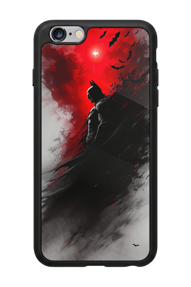 iPhone 6 Plus Uyumlu Batman Tasarımlı Glossy Premium Kılıf